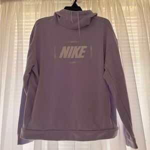 Lavender Nike Hoodie with front pockets and hood